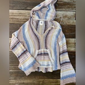Billabong cropped boho hoodie